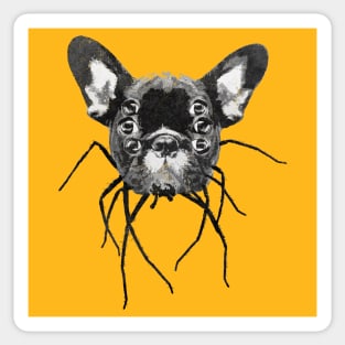 Spider Dog Bulldog Beast Scary Monster Sticker